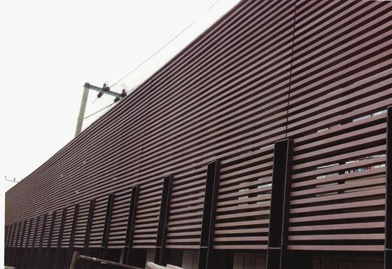 Extrusion en aluminium en U de mur intérieur de décoration extérieure de façade