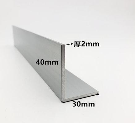 Profils en aluminium d'extrusion de norme inégale en forme de L d'angle
